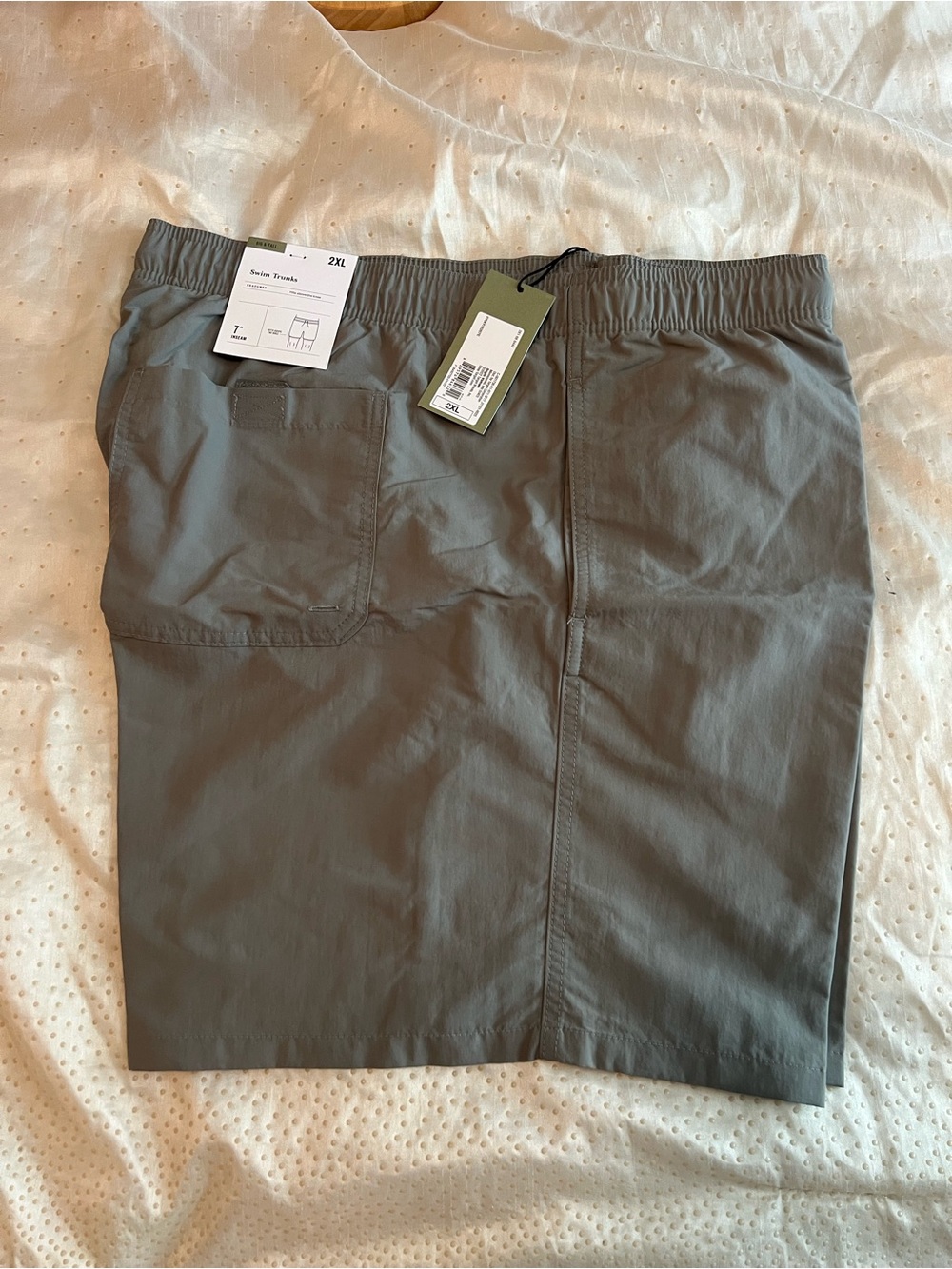 Men's Big 7'' Swim Trunks - Goodfellow & Co™ Gray 2XL